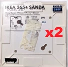 2X Ikea 365+ Sanda Way Connector 301.714.63 *genuine* New!. Fixed Price $21.56.