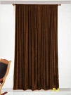 Vintage Cotton Velvet Blackout Theater Lined Window Curtain-choco 90''W X 90''H. Fixed Price $150.99.