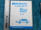 1991 Factory Subaru Legacy Service Manual, Section 6, (electrical System). Fixed Price $29.99.