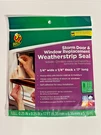 Duck Storm Door & Window Replacement Weatherstrip Seal 1/4" X 17' Lot 2. Fixed Price $12.00.