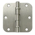 Deltana S35R5BB14 3.5"X 5/8" Radius Corners Mortise Hinge -polished Nickel. Fixed Price $11.99.