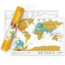 Luckies Of London Scratch Map Travel Edition Os Gold World Tracker. Fixed Price $14.00.