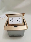 Leviton Pop-up Floor Box With 20 Tamper-resistant Outlet Brass PFTR2-BR. Fixed Price $28.75.