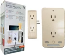 Sharper Image Socket Shelf Ultra 8 Port Surge Protect Wall Outlet Extender Usb. Fixed Price $24.99.
