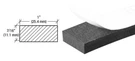 Crl AV4861 Neoprene Sponge Weatherstrip 7/16" X 1" With Peel-bak Adhesive Black. Fixed Price $184.98.