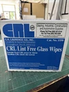 Lint Free Glass Wipes Pop Up Dispenser Box By Laurence. Fixed Price $57.96.