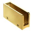 Lavi 00-813/SL .5" Glass Panel Clip With Stop Left Type Polished Brass Finish. Fixed Price $29.77.