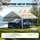 Vevor Carport Replacement Canopy Cover Ft, Model: SXYQCPBM13X20.. Gray. Fixed Price $79.95.