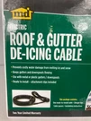30 Foot Electric Roof & Gutter De-icing Cable Ice Heat Tape Keeps Water Moving. Fixed Price $38.95.