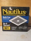 Nautilus Bathroom Fan N671 Rated 70 Cfm New Sealed Made In Usa And Vent Kit. Fixed Price $47.50.