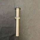 Signature Hardware Extended Press Pop-up Bathroom Drain Brushed Nickel E4. Fixed Price $10.00.