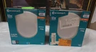 Lot 2 Ecosmart Led Soft White 65W 6IN Flood Standard Retrofit Downlight. Fixed Price $18.00.