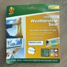 New! Duck Heavy-duty Self Adhesive Weatherstrip Seal Medium Gap 3/8 X 1/4 17'. Fixed Price $10.00.