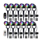 Rgb Landscape Lights 12-PACK, Low Voltage Color Changing Led, Outdoor Waterproof. Fixed Price $132.47.
