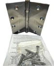 Baldwin 10461511 4-1/2" Ball Bearing Square Mortise Door Hinge Polished Nickel. Fixed Price $19.51.