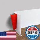 Fonuno Vinyl Wall Baseboard Molding Trim 4 Flexible Self Adhesive Rubber. Fixed Price $132.98.