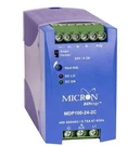 Micron MDP100-24-2C, Power Supply, Din-rail Mount 24V/4.2A Out, 400-500VAC Ph. Fixed Price $138.00.