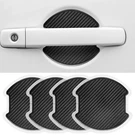 Vvag 4PCS Door Handle Scratch Protector,tpu Carbon Fiber Vehicle Bow.... Fixed Price $35.92.