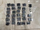 Cr Laurence Black Magnetic Double For Glass Doors (large Lot 28 Latches). Fixed Price $8.00.