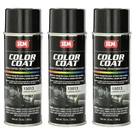 Sem 15013 Pack Of Color Coat Landau Black Spray Paint Aerosol Can 12 Oz.. Fixed Price $64.58.