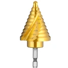 Titanium Step Drill Bit, 1/4" To 1-3/8" Spiral Flute For Metal, 10 S.... Fixed Price $17.65.