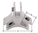 C.r. Laurence GFC3120CH Crl Chrome 1-1/2" Long 3-WAY Degree Deluxe Glass Fu. Fixed Price $50.00.