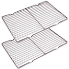 2 Pcs Stainless Steel Cooling Racks For Cooking Baking Wire Grid Tray Tool. Fixed Price $34.32.