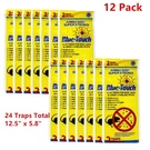 24 12 Pack Blue Touch Sticky Mouse Traps, Glue Board Professional. Fixed Price $29.99.