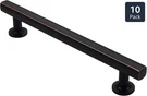 Alzassbg 10 Pack Oil Rubbed Bronze Solid Cabinet Pulls, 6"/152MM Hole Centers. Fixed Price $39.95.