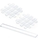 200 Pcs 0.040" X1/4" 2" Clear Setting Blocks For Glass Plastic Settin.... Fixed Price $28.92.