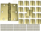 Hinges (18 Pack) Door 3.5" Square Satin Brass National Hardware Commercial. Fixed Price $49.99.