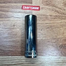 Craftsman S-ag 44431 Deep Socket 14MM 6 Point 3/8 Drive Ultrasonic Cleaned. Fixed Price $13.95.