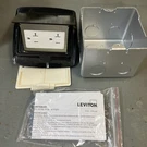 Leviton PFTR2-MB Pop-up Floor Box W/20 Amp, Tamper-resistant ,missing Supports. Fixed Price $30.00.
