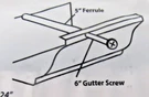 (10 Pack) Spectra Metals 6 In. Style White Gutter Screw & Ferrule Philips Head. Fixed Price $9.99.