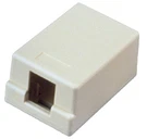 Lot Of 12 Allen Tel AT33S-15 Versatap Surface Mount Box Port White. Fixed Price $40.00.
