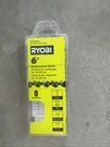 Ryobi A48CW02 6" 0.043 Gauge Replacement Chainsaw Chain, 28 Links (single-pack). Fixed Price $15.44.
