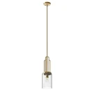 Kimrose Transitional Mini Pendant Brushed Natural Brass. Fixed Price $204.99.