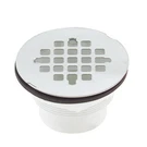 D41-007 Jones Stephens 2 In. Pvc Solvent Weld Shower Drain With 4-1/4 Stainl. Fixed Price $39.91.