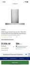 Kobe Range Hoods Premium 48-IN 700-CFM. Fixed Price $700.00.