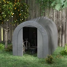 Outsunny 6 X 8FT Outdoor Storage Shed, Waterproof Heavy Duty Portable. Fixed Price $124.13.