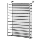 12-TIER Over The Door Shoe Rack, Metal, Gray. Fixed Price $43.81.