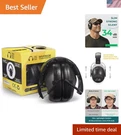 Comfortable 34DB Noise Reduction Ear Muffs - Sensory Relief & Maximum Protection. Fixed Price $36.99.