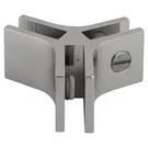 Crl Chrome Anodized Aluminum Three-way Degree Glass Connector E120A. Fixed Price $17.00.