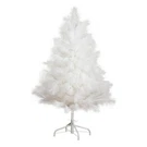 Nearly Natural 4FT Artificial White Pampas Grass Christmas Tree In. Fixed Price $157.99.