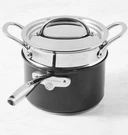 Williams Sonoma Signature Thermo-clad Nonstick Saucepan Steamer Set, 4-QT.. Fixed Price $167.99.