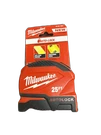 Milwaukee 25 Ft. Compact Auto Lock Tape Measure With Fractional Scale. Fixed Price $17.99.