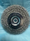 Mercer INDUSTRIES-4" X 1/2" 1/2-3/8 Arbor Crimped Wire Wheel,course 4500RPM. Fixed Price $9.79.