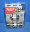 Guard Security Combination Keyed Entry Deadlock Deadbolt 4 Matching Keys. Fixed Price $34.95.
