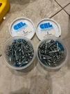 Laurence 5/16" Hole, 1/8"- 1/2" Grip Hollow Wall "lot 180 Pieces". Fixed Price $8.00.