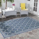 Safavieh Indoor Outdoor CY6889-243 Courtyard Blue / Beige Rug. Fixed Price $96.85.